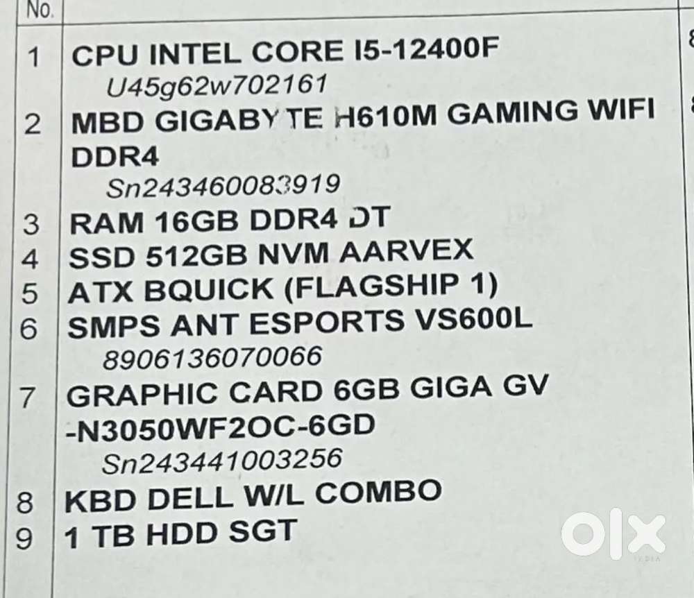 CPU INTEL CORE