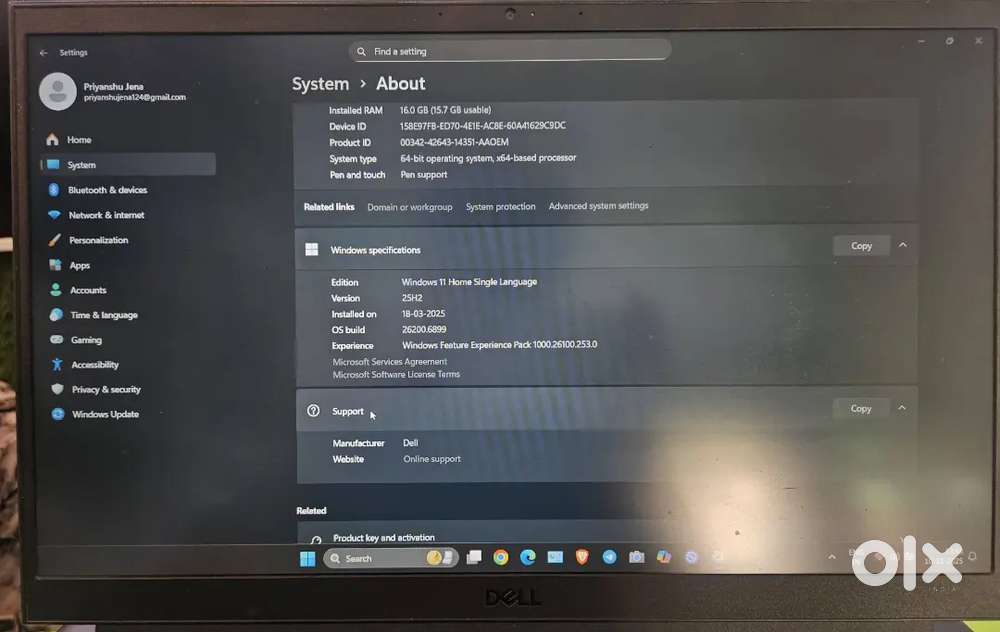 Dell G-15 5520 for sale