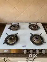 Jyoti 4 burner pearl white gas stove