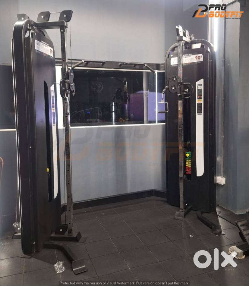 Get heavy duty gym equipment with imported look and heavy duty.