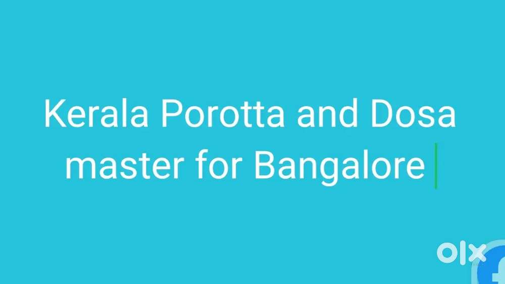 Porotta and dosa master