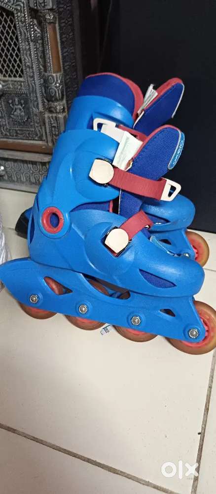KIDS INLINE ROLLER SKATES PLAY 3  (Blue)