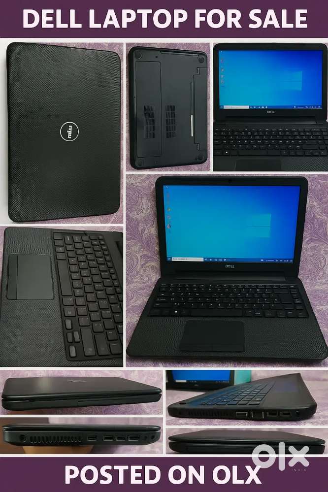 Dell Laptop i3 3rd Gen  256GB SSD 4GB RAM