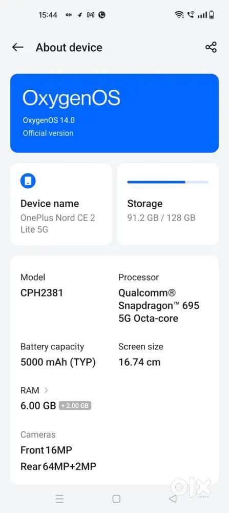 OnePlus Nord CE 2 lite 5G