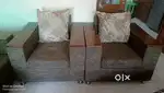 3+1+1 seater sofa and centre table