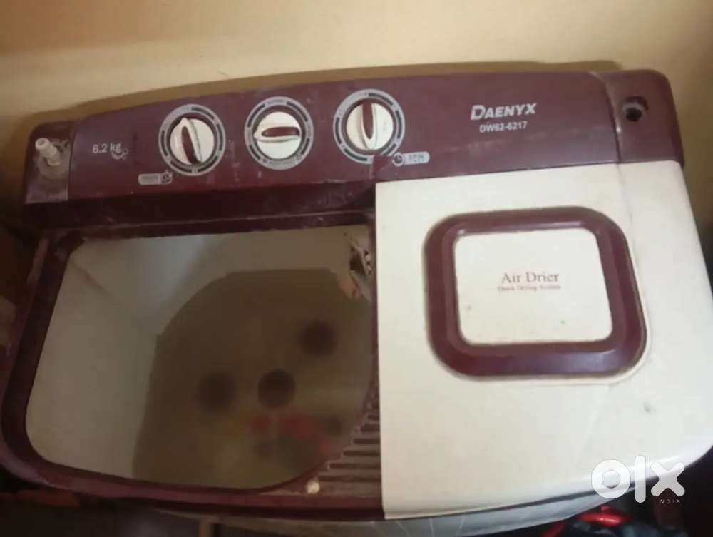 Semi automatic washing machine working condition