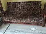 Wooden sofa
