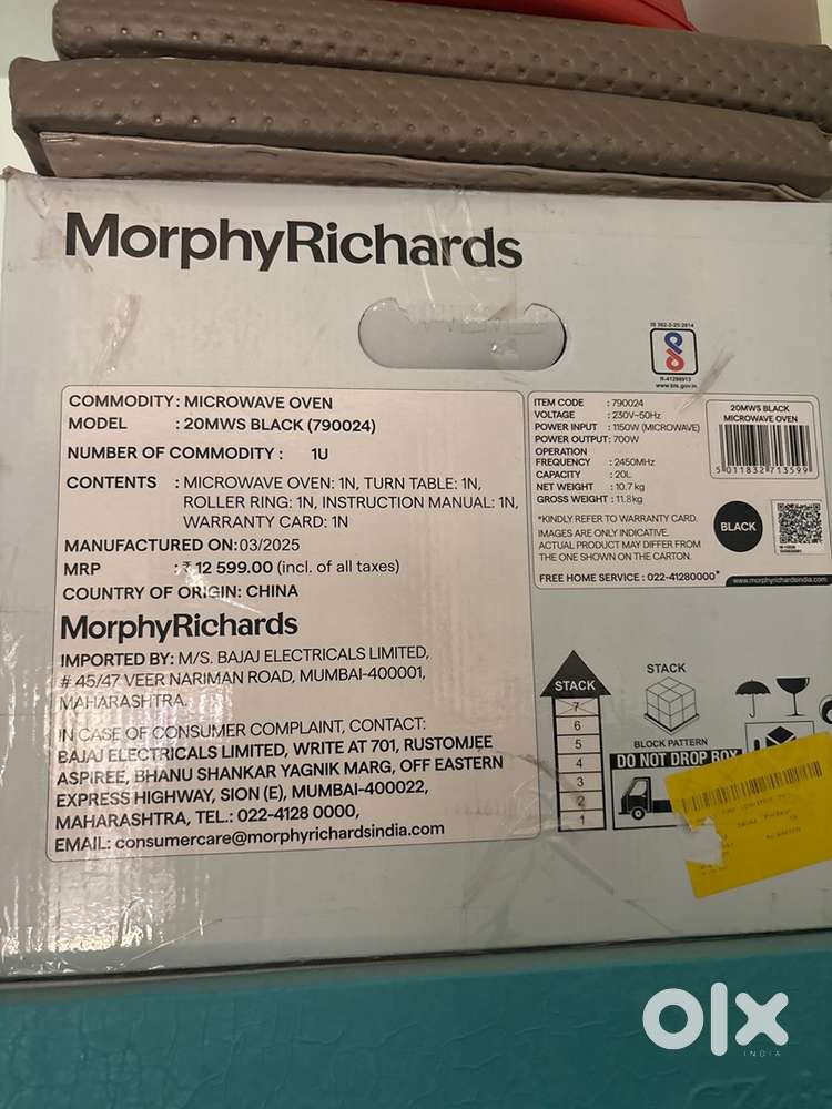 New morphy richards oven