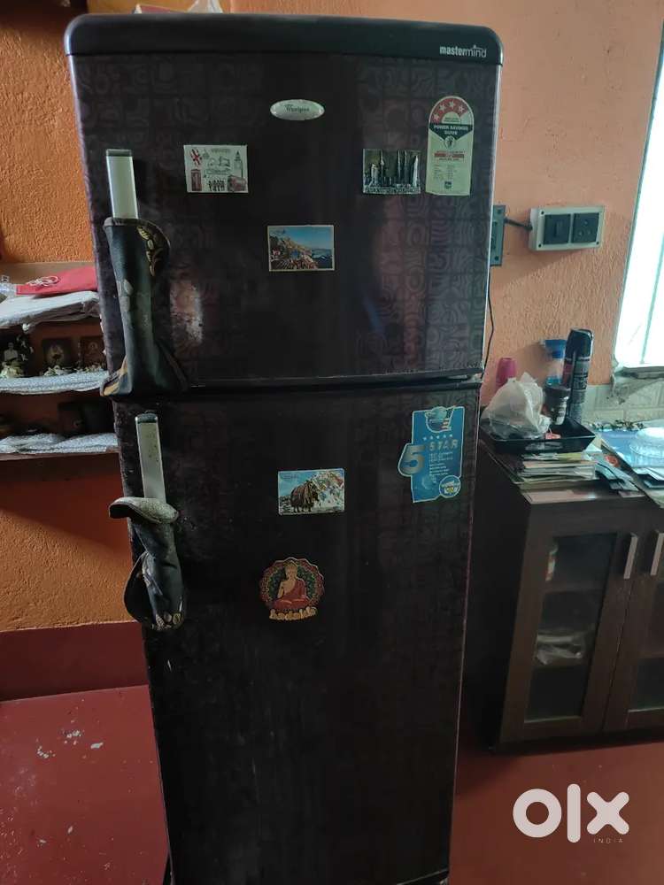 Whirlpool double door fridge, 250L, 2012 model