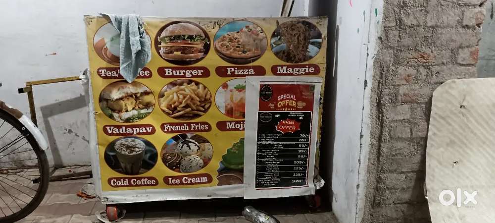 Food stall and panipuri machine