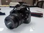 New Condition Canon EOS 200D Mark 2 DSLR Camera with Two Lense and Mic
