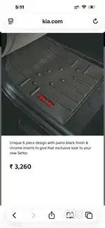KIA Seltos 2024 3D Matt  light used  Kia Genuine product