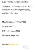 Bajaj car loan collection