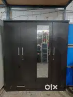 New wooden 4 door almirah at wholesale price 5 warranty available