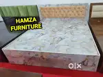 HAMZA FURNITURE NEW KING SIZE PARTICLE WOOD 6BY6 BED With storage