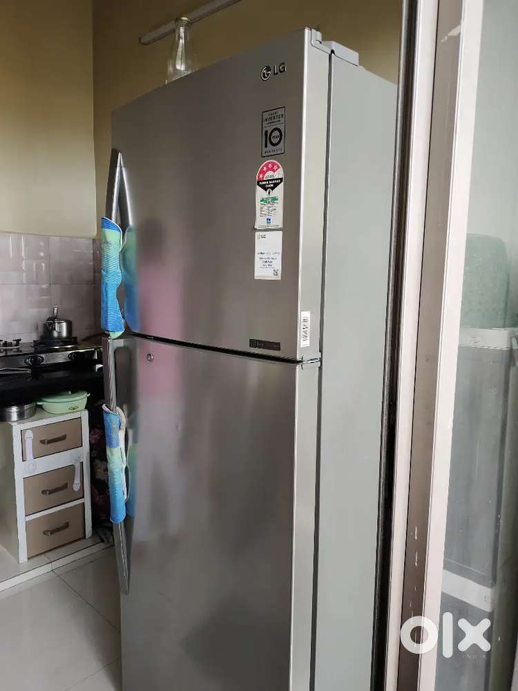 Lg Refrigerator double door 4 star smart inverter 420 ltrs.