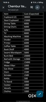 Moving Out Sale