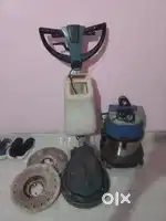 Floor scrubber single disk machine vacuum cleaner