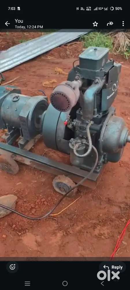 Generator 5 hp kirloskar company