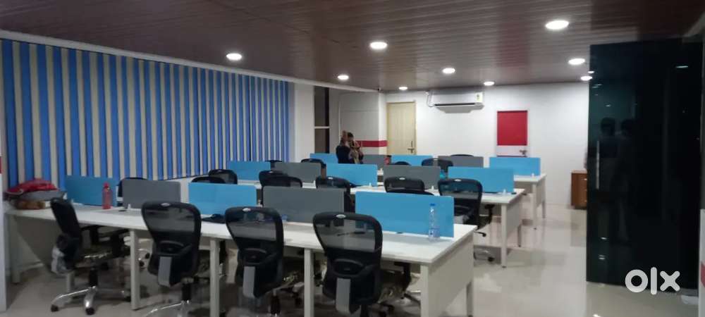 Plug N Play commercial office space for rent at Madhapur
