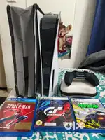 PLAYSTATION 5 (PS5) 1TB DISC EDITION WITH 3 GAMES