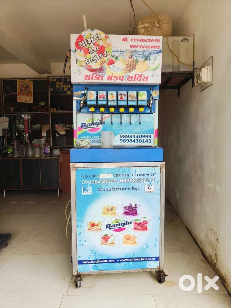 Soda machine bangla company with 6+2 flavour soda