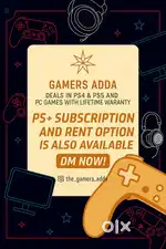 Ps4 and ps5 and pc games and ps plus membership at upto 80%off