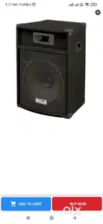 Ahuja 200 watt 15 inch speaker x2