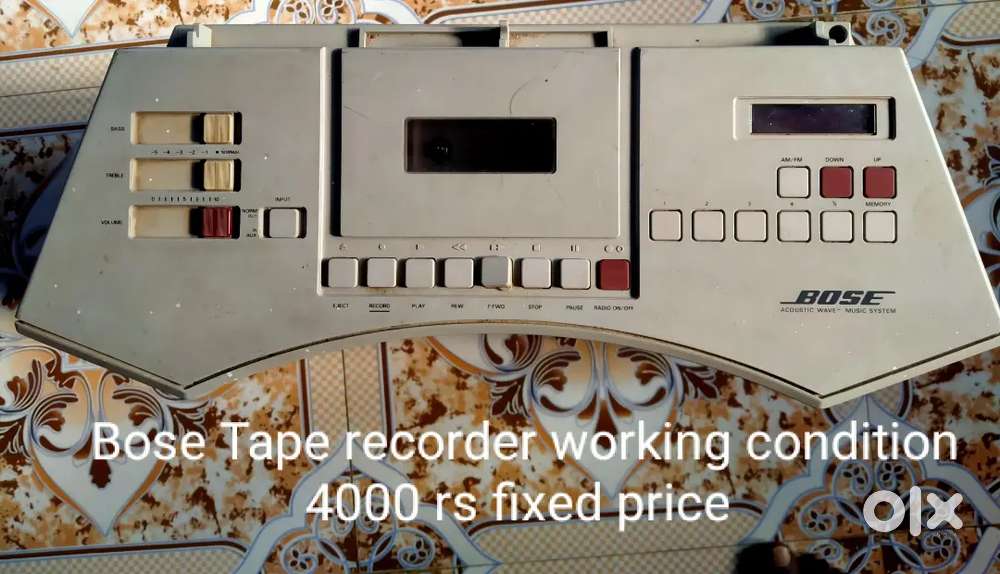 Bose tape recorder,fm radio