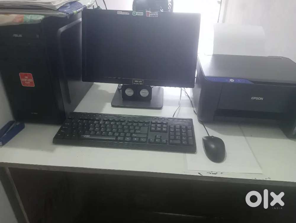 Good condition computer with printer