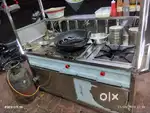 Newly made chinese cart with two burnner