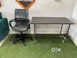 Brand new metal study table and office chair