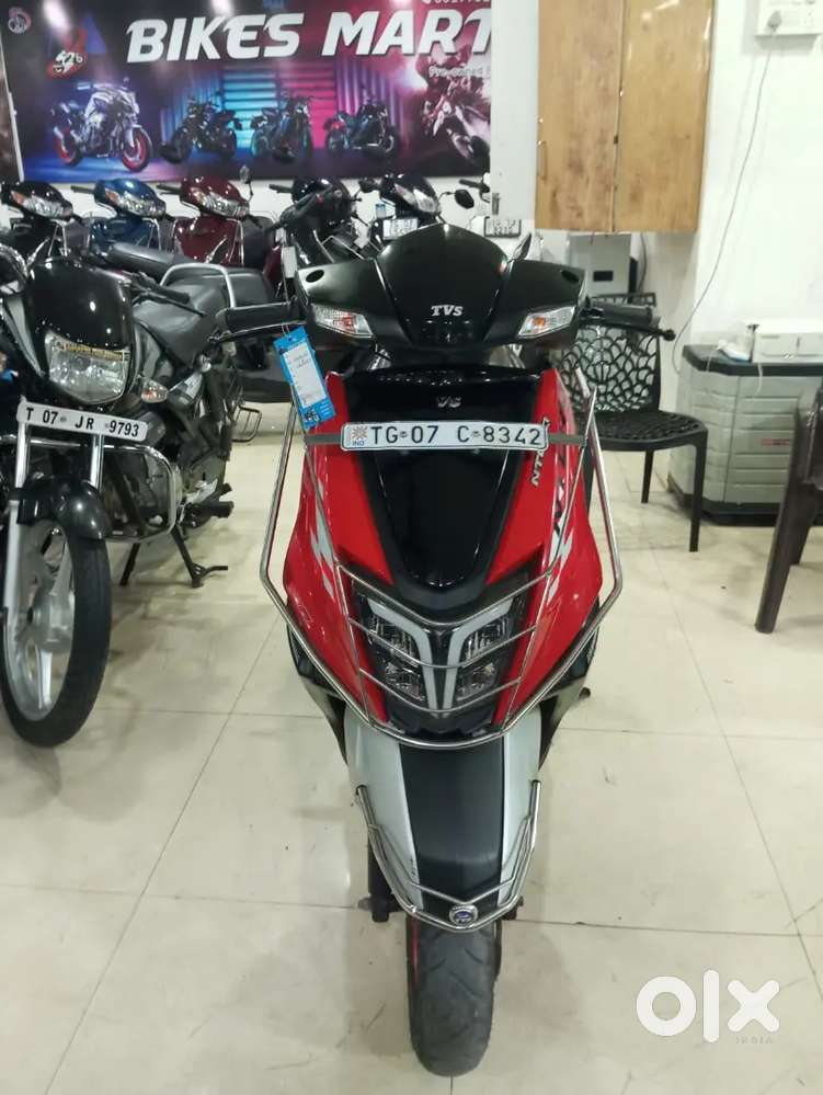 TVS Ntorq 125  red Black colour neat condition