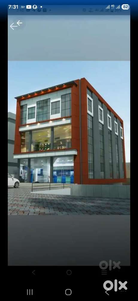 4.5 cent 4500sqft com building in Palarivattom get 1.4 lak rent 3.75Cr
