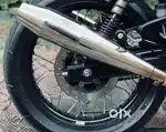 Redrooster exhaust for gt650 and interceptor 650