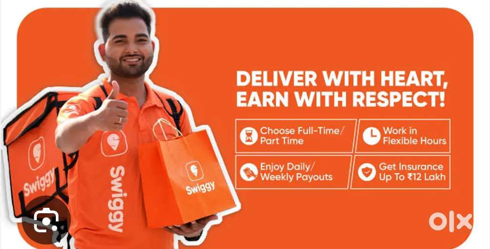 Free joining Delivery boy wanted