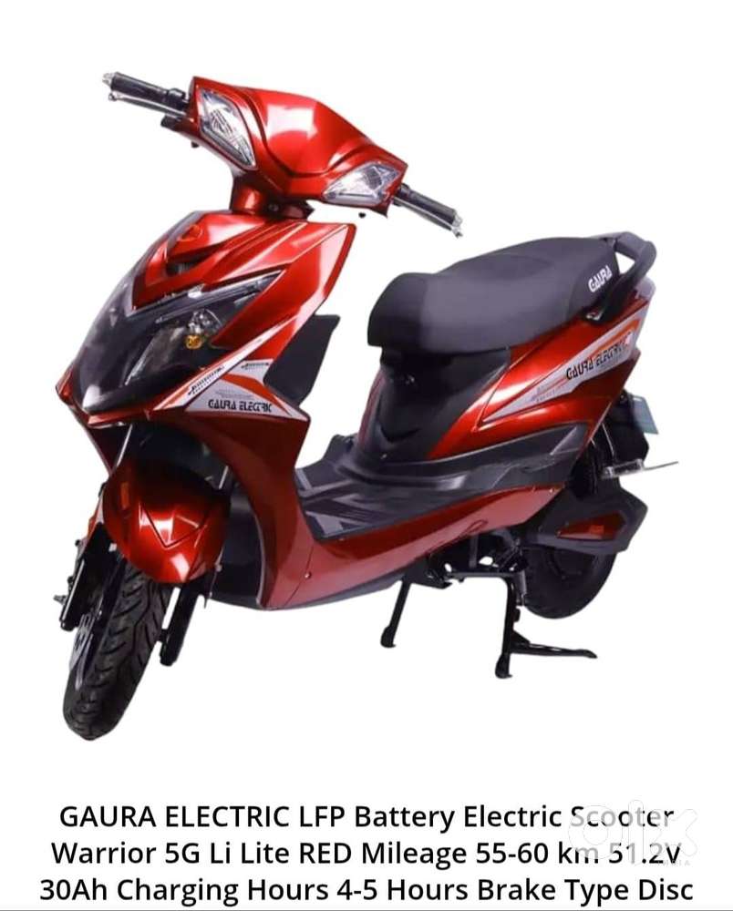 GAURA ELECTRIC LFP Battery Electric Scooter Warrior 5G Li Lite RED