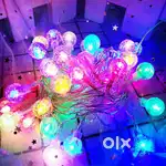 Newly Decoration Diwali lights Crystal balls multi colour