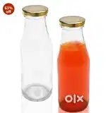 Restaurant  steel table n juice bottles