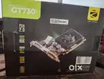Zebronics GT-730 4gb DDR3 graphics card unused with Bill box warranty