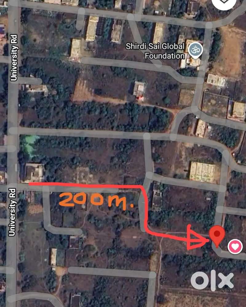 2200 Sq Ft  Plot from University Rd to 200m Mandiapalli