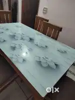 Dining table and sofa set nd central table