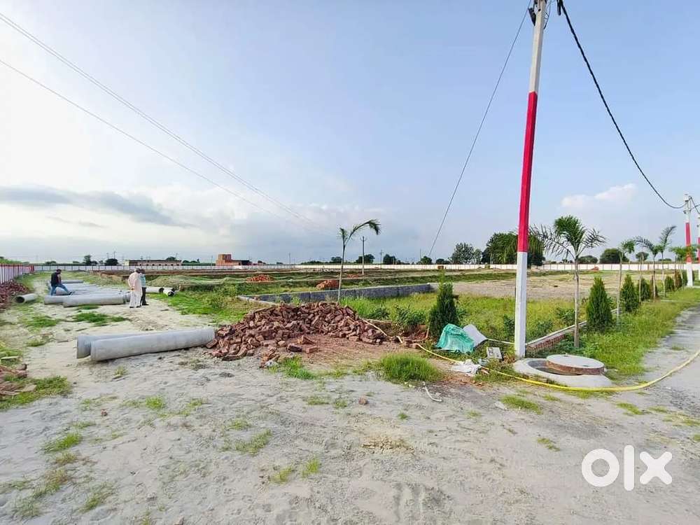 कम कीमत में पहली बार डेवलप अप्रूव्ड साइट सुल्तानपुर रोड पर लोन केसाथ