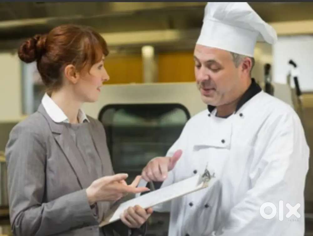 chef cum receptionist for my start up business