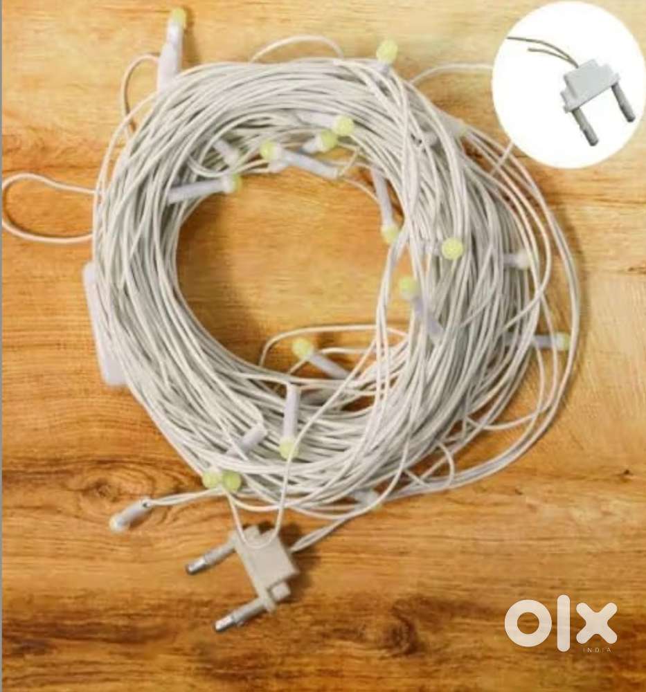New 50 meters Warm white decorative lights with mode changing option