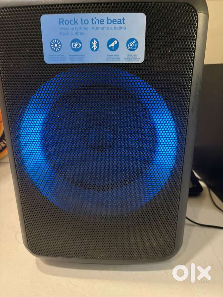 Philips Party 80 Watts Blutooth Speaker , hardly used .