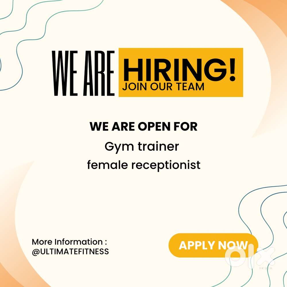 Gym trainer & female receptionist