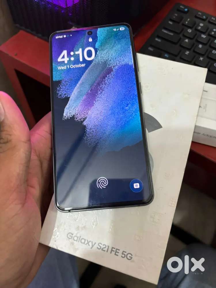 S21 FE 256gb snapdragon with bill , box , charger