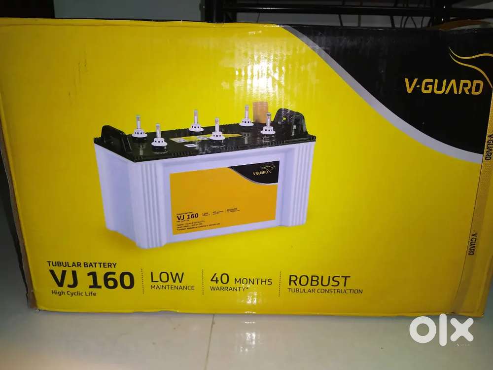 V-guard inverter and Battery for sale