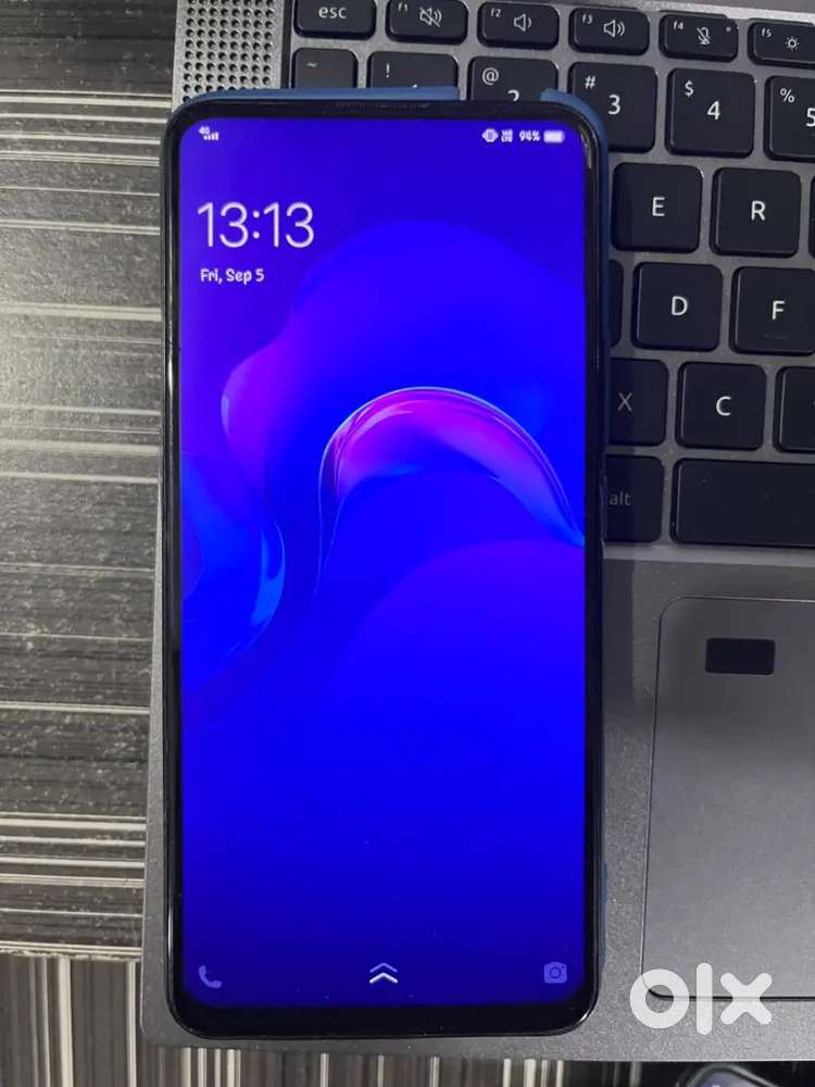 Vivo V15 blue colour good condition popup camera working
